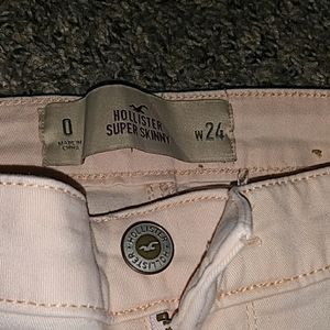 Cream colored Hollister jeans